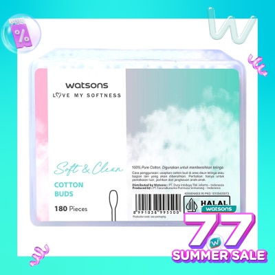 WATSONS Watsons Soft & Clean Cotton Buds 180'S