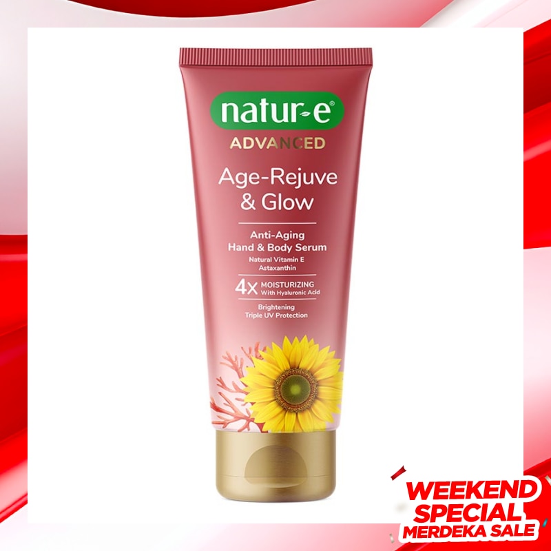 Natur-E Advanced Age-Rejuve & Glow Anti-Aging Hand & Body Serum 180ml