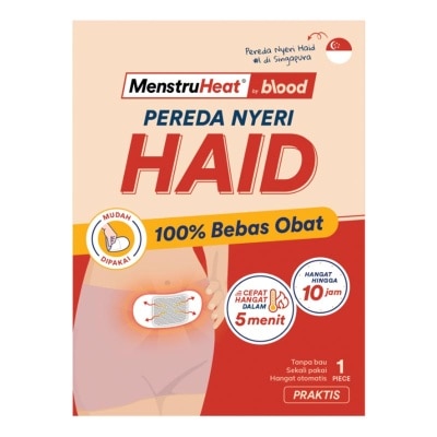 BLOOD Menstruheat Pereda Nyeri Haid Praktis 1'S