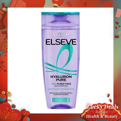 L'OREAL L'Oreal Elseve Hyaluron Pure 72H Purifying Shampoo 280ml