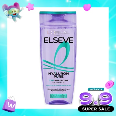 L'OREAL - L'Oreal Elseve Hyaluron Pure 72H Purifying Shampoo 280ml image