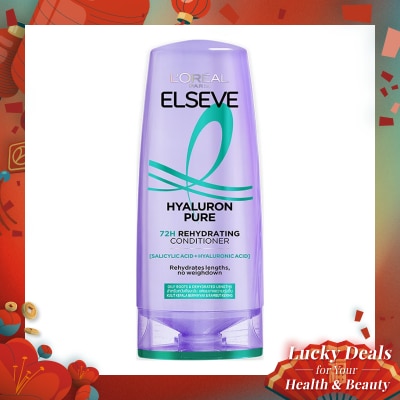 L'OREAL L'Oreal Elseve Hyaluron Pure 72H Rehydrating Conditioner 265ml
