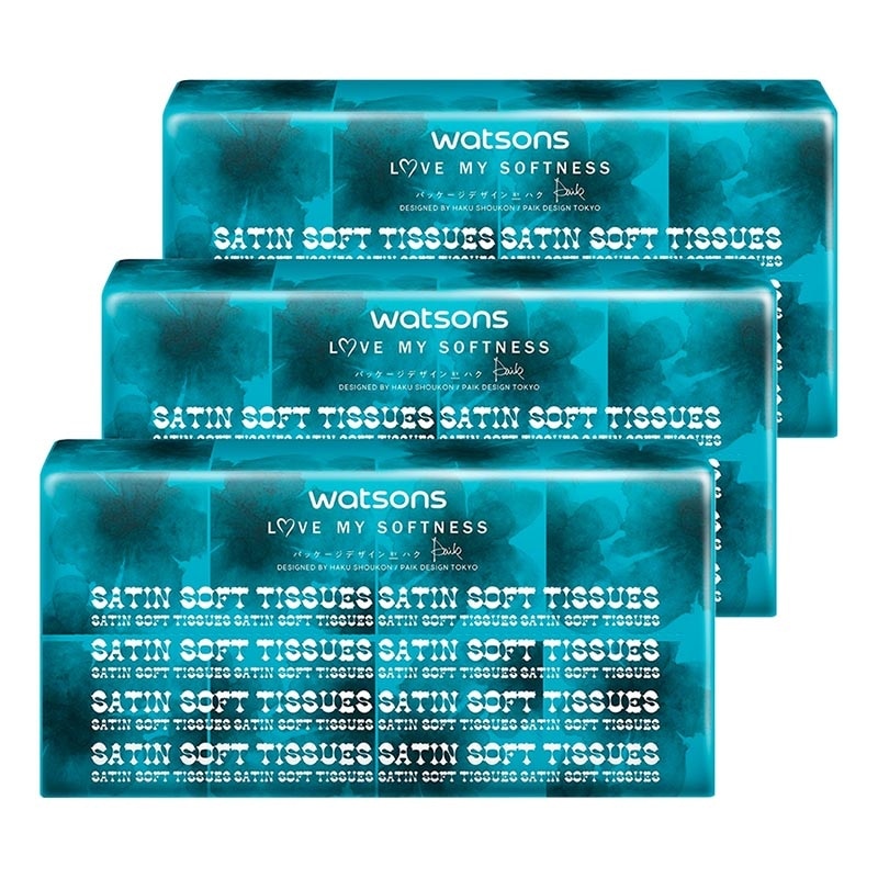 Watsons X-Flower Tisue Bundle 250'S X 3