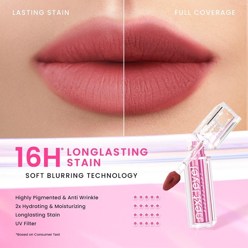 Hanasui Next Level Blurry Lip Tint 02 Sorbae 2.3g