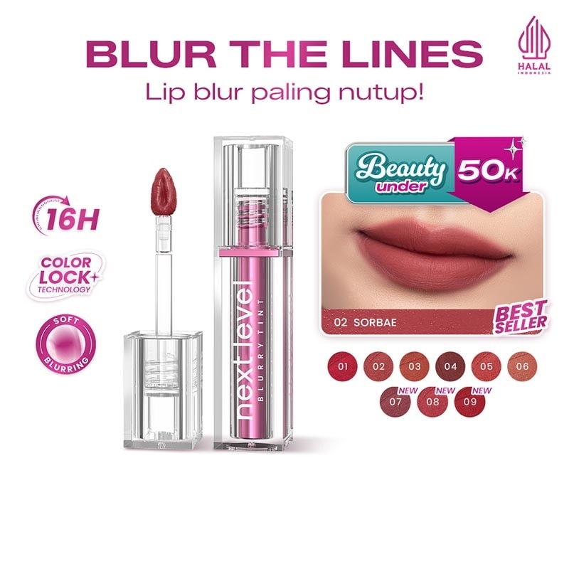 Hanasui Next Level Blurry Lip Tint 02 Sorbae 2.3g image