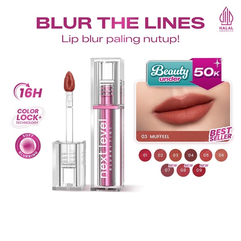 Hanasui Next Level Blurry Lip Tint 03 Muffeel 2.3g image