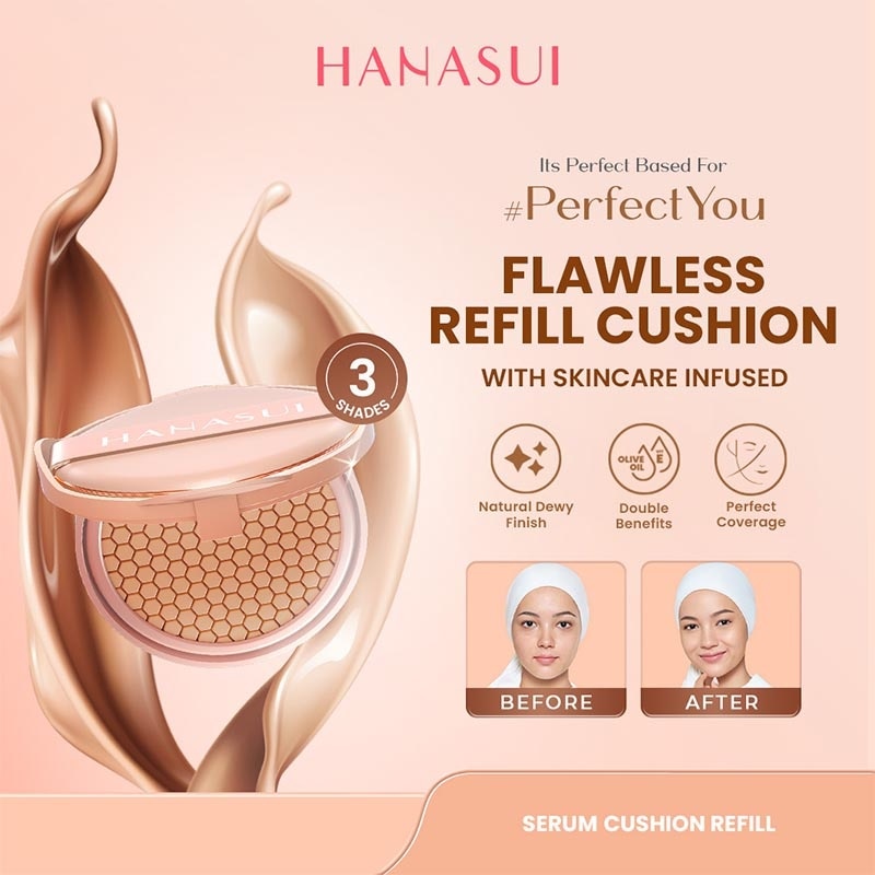 Hanasui Serum Cushion Refill Oil 01 Light 15g