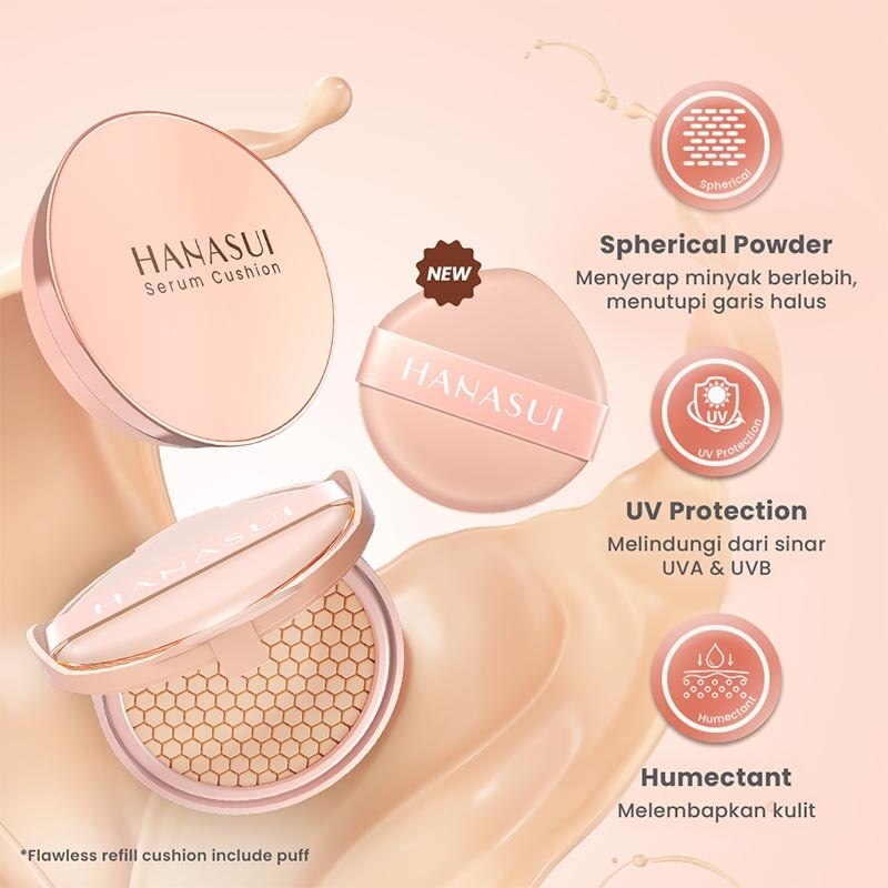 Hanasui Serum Cushion Refill Oil 03 Medium 15g