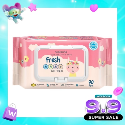 WATSONS - Watsons Fresh Baby Soft Wipes 90'S image