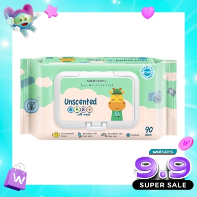 WATSONS - Watsons Unscented Baby Soft Wipes 90'S image