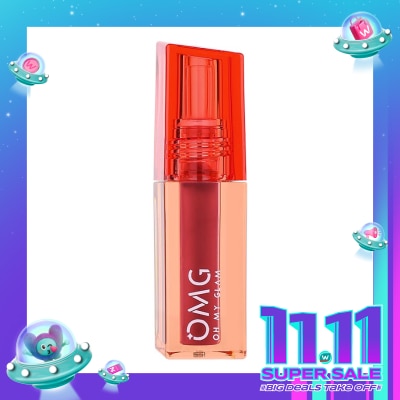 OMG Oh My Glam Glassy Lip Tint 01 Crepe 2g
