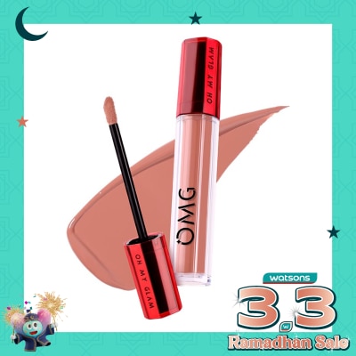 OMG Oh My Glam Mattelast Lip Cream 10 Shell 2.9g