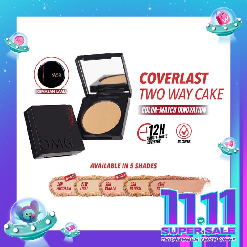 Oh My Glam Coverlast Two Way Cake 21W Light 12g