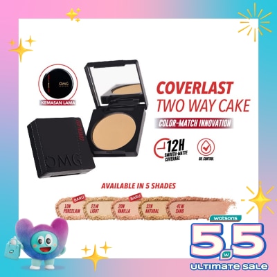 OMG - Oh My Glam Coverlast Two Way Cake 21W Light 12g