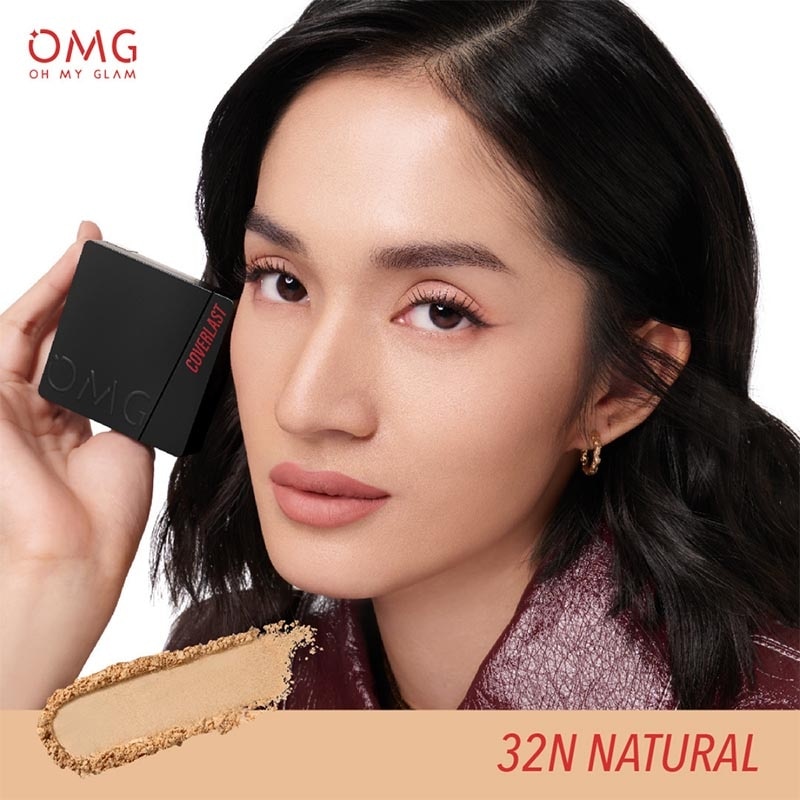 Oh My Glam Coverlast Two Way Cake 32N Natural 12g