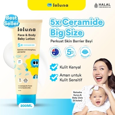 LOLUNA Face & Body Baby Lotion 200ml