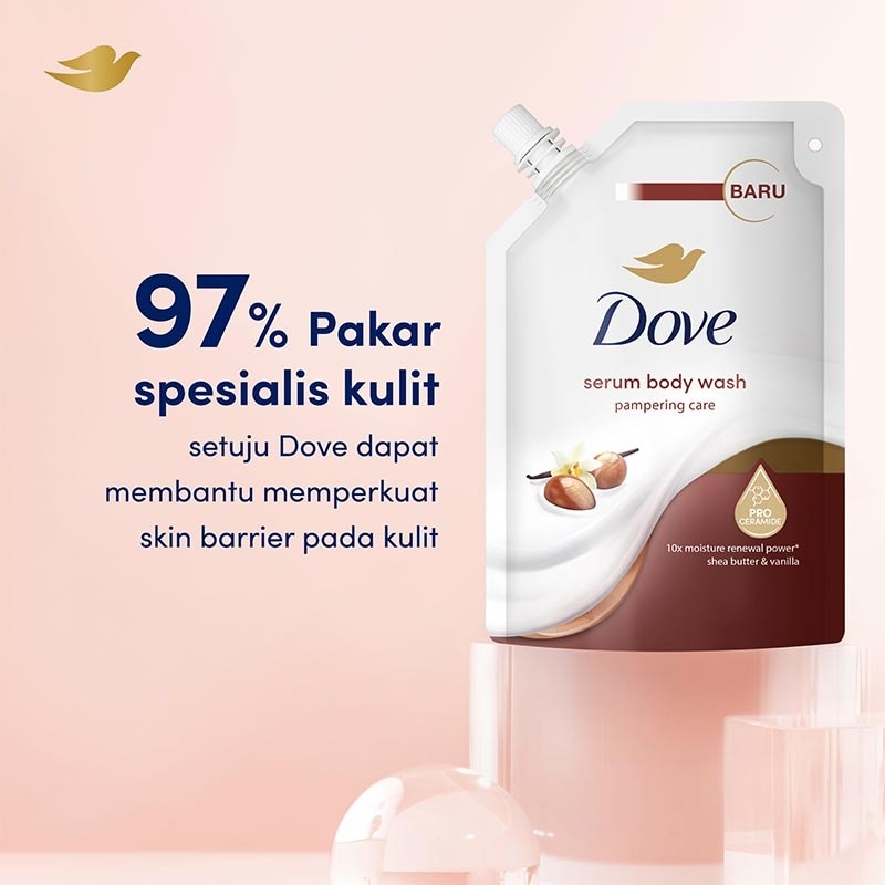 Dove Body Wash Pampering Care Pouch 400ml