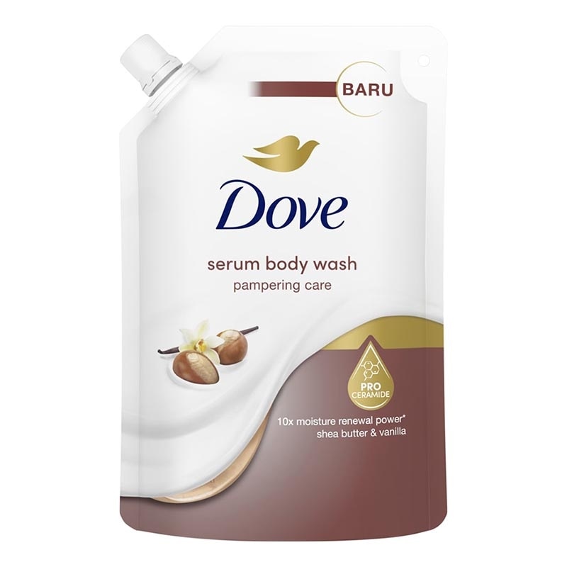 Dove Body Wash Pampering Care Pouch 400ml