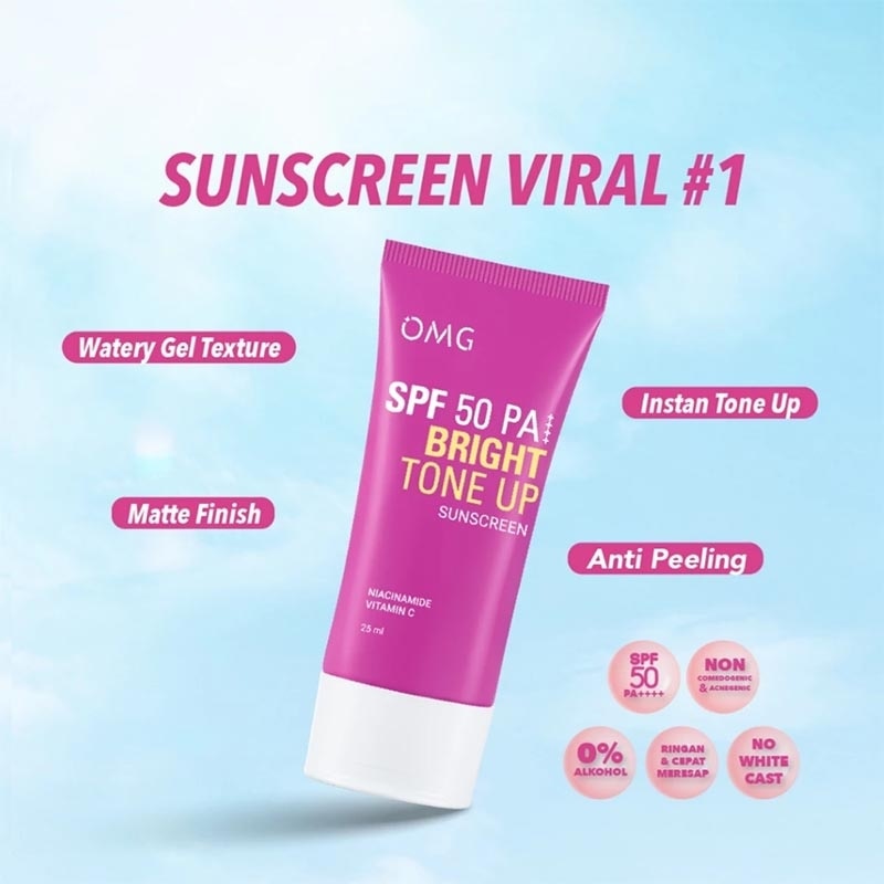 Oh My Glow Bright Booster UV Barrier Sunscreen SPF 50 PA++++ 25ml