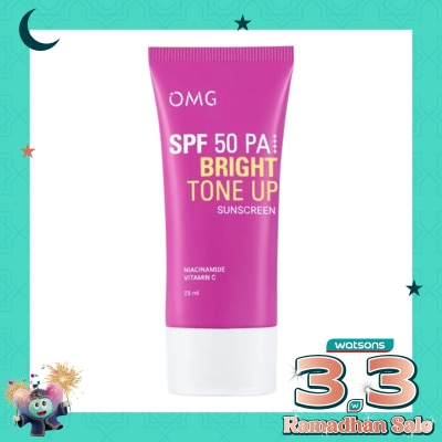 OMG Oh My Glow Bright Booster UV Barrier Sunscreen SPF 50 PA++++ 25ml