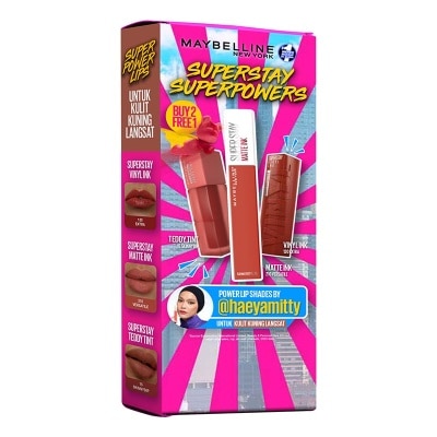 MAYBELLINE Maybelline Superstay Superpowers Kulit Kuning Langsat (Medium Bundle)