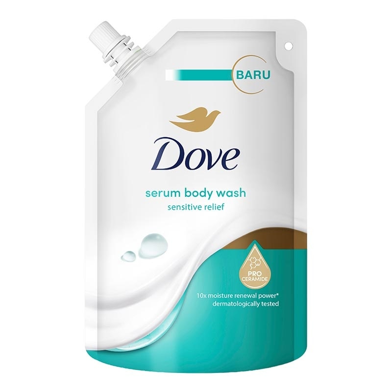 Dove Body Wash Sensitive Relief Pouch 400ml