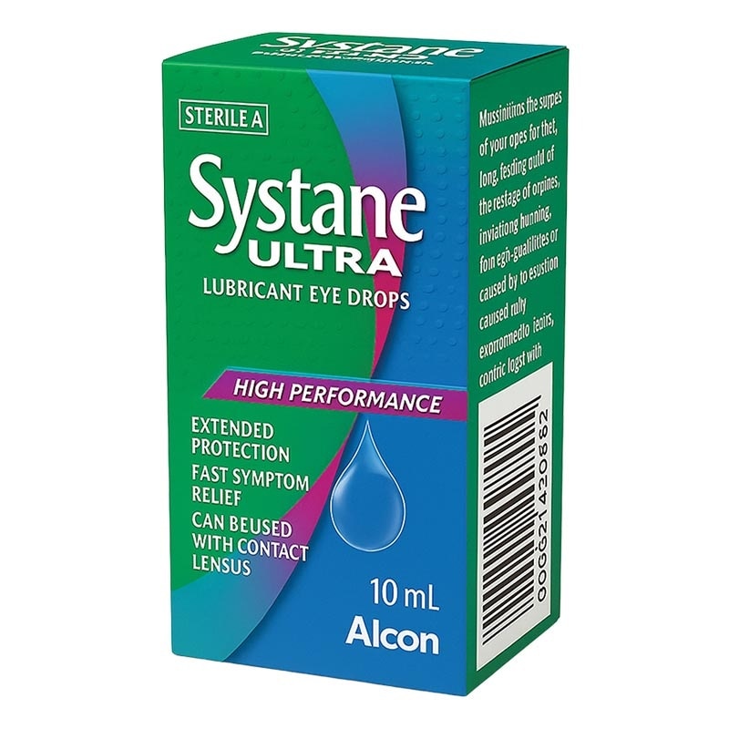 Systane Alcon Ultra Lubricant Eye Drops 10ml