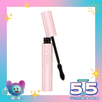 INSTAPERFECT - Noir Lash Mascara (Maskara Bulu Mata Smudgeproof, Anti Clumpy, Lentik Panjang Tebal Natural - Tahan Lama 24 Jam Instant Lash Lift)