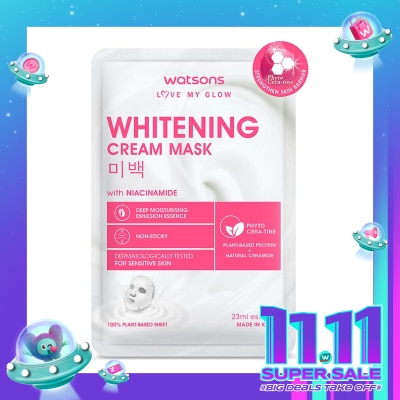 WATSONS Watsons Whitening Cream Mask 1'S