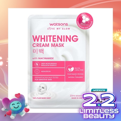 WATSONS Watsons Whitening Cream Mask 1'S
