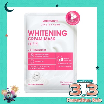 WATSONS Watsons Whitening Cream Mask 1'S