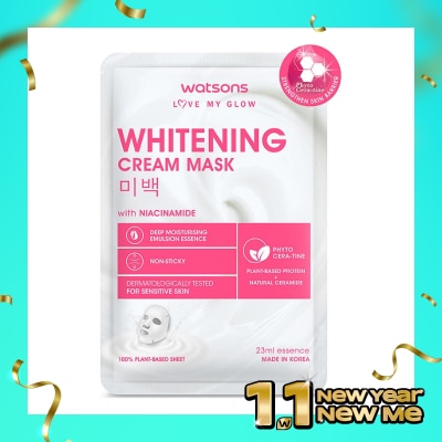 WATSONS Watsons Whitening Cream Mask 1'S