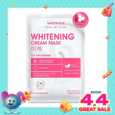 WATSONS - Watsons Whitening Cream Mask 1'S