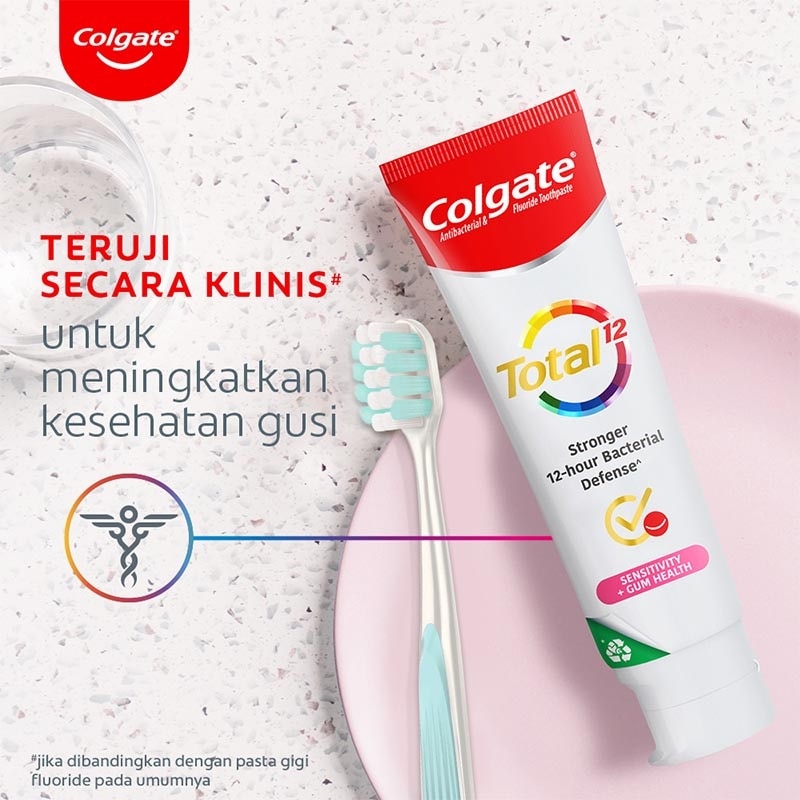 Colgate Toothpaste Total Sensitivity & Gum Health 110g - Pasta Gigi Sensitif