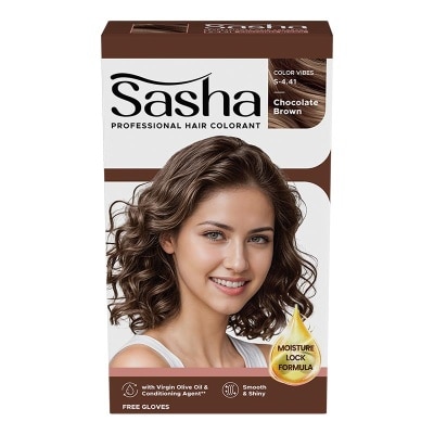SASHA Sasha Professional Hair Colorant - Color Vibe Series S-4.41 Chocolate Brown