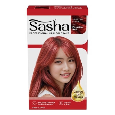 SASHA Sasha Professional Hair Colorant - Color Vibe Series S-4.54 Passion Red