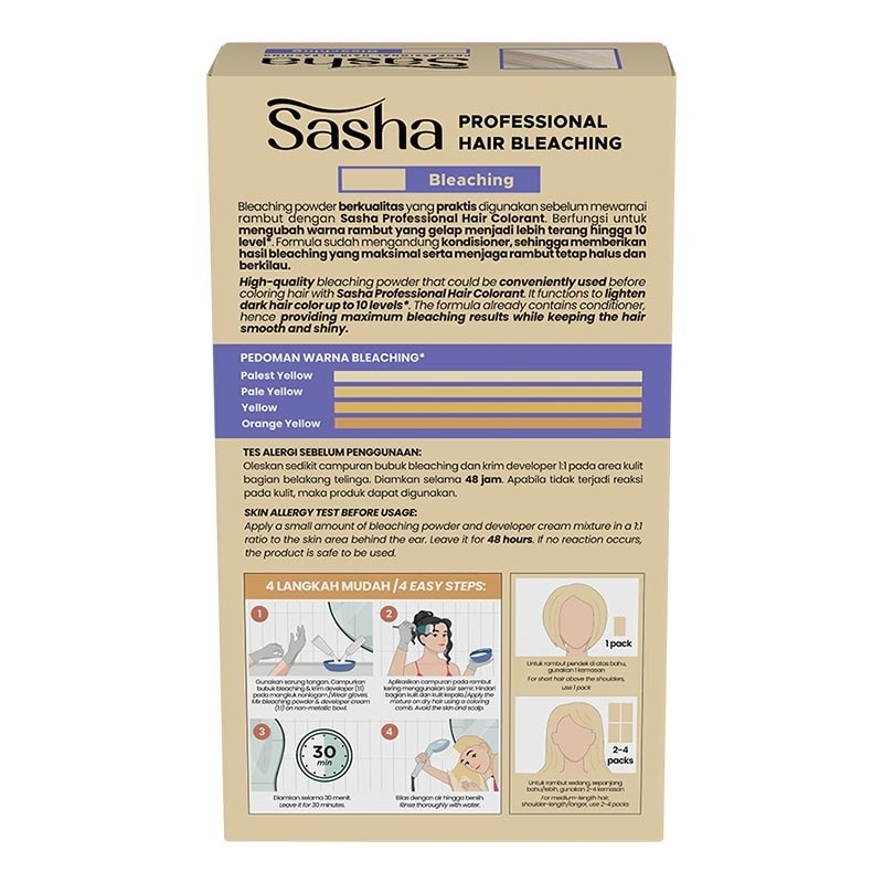 Sasha Professional Hair Bleaching