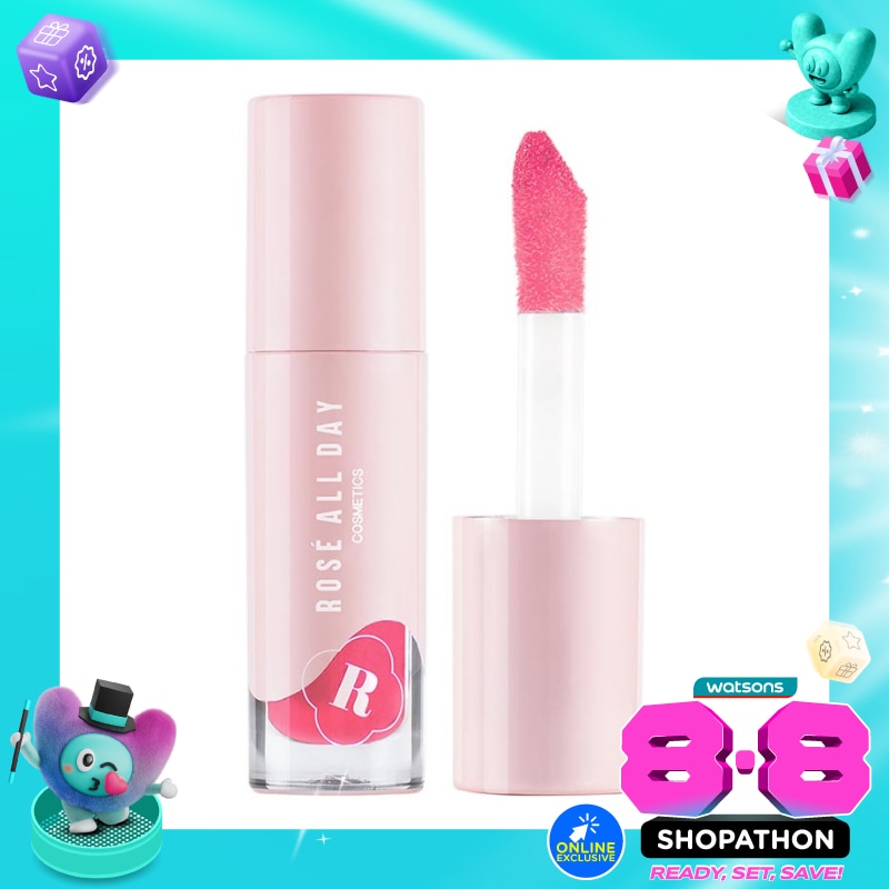 Rosé All Day Frosty Coat Lip Oil Strawberry Glaze 3g image