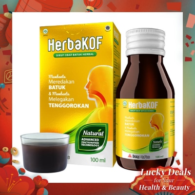 HERBAKOF Sirup Obat Batuk Herbal Original 100ml