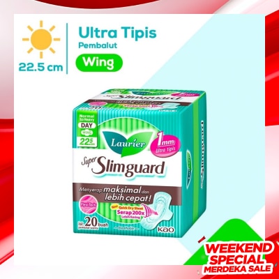 LAURIER Super Slim Guard 22.5 cm 20s