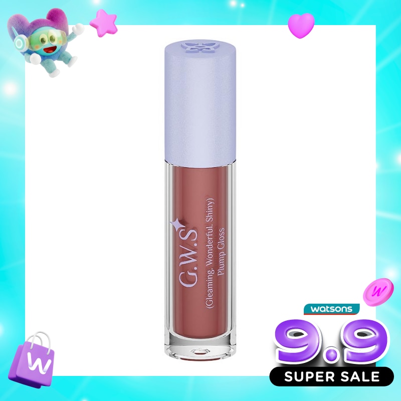 G.W.S (Gleaming, Wonderful, Shiny) Plump Gloss 02 Nudieversal 4ml image