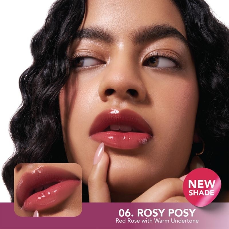 G.W.S (Gleaming, Wonderful, Shiny) Plump Gloss 06 Rosy Posy 4ml