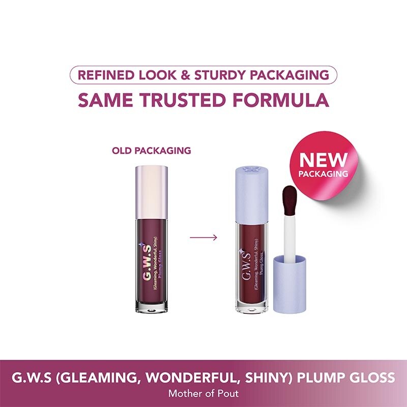 G.W.S (Gleaming, Wonderful, Shiny) Plump Gloss 06 Rosy Posy 4ml