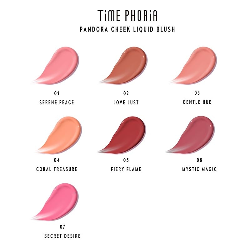 Timephoria Pandora Cheek Liquid Blush 05 Fiery Flame