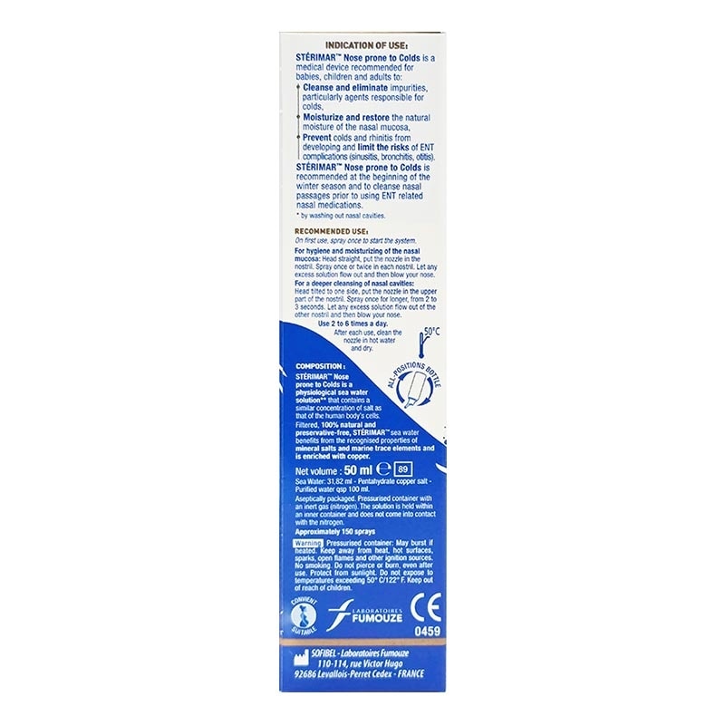 Sterimar Nose Prone To Colds 50ml