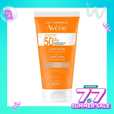 AVENE Eau Thermale Avène Tinted Cream Sunscreen SPF 50 PA++++ with Blue Light Protection 50ml