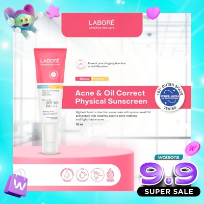 LABORE - [Best Sunscreen by US Dermatologist] Acne Oil Correct Physical Sunscreen SPF 50+/PA++++ 10ml image