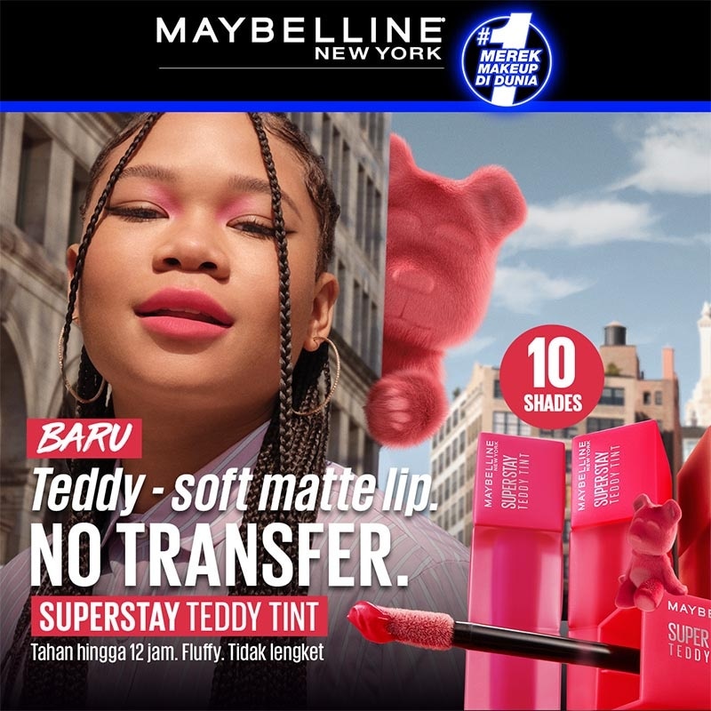 Maybelline Superstay Teddy Tint 45 Pinky Promise
