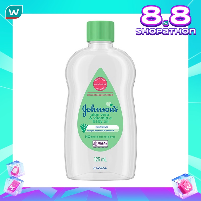 Johnsons Baby Aloe Vera Oil 125ml