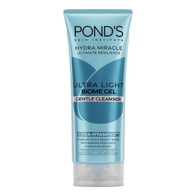 PONDS Ponds Hydra Miracle Ultra Light Biome Gel Gentle Cleanser Cera-Hyamino 90g